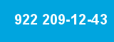 922 209-12-43